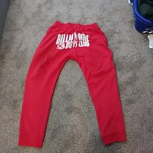 BBC zipper joggers